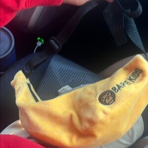 BAPE KIDS Yellow Fanny Pack